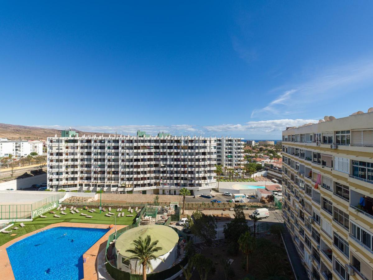 Top Floor Sea View Central Holiday Home Maspalomas  Kültér fotó